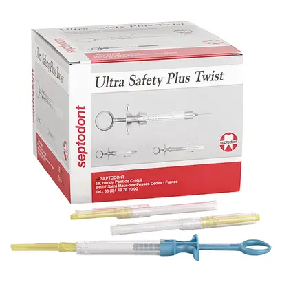 Septodont USP TWIST Injektionssysteme 30G/0,30MM 25MM 1,8ML Pa 100