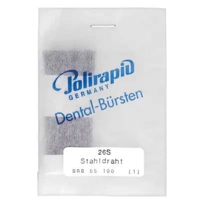 Polirapid Dr. Montemerlo GmbH & Co. KG Bohrerreinigerbürste Stahldraht Nr.26 S St