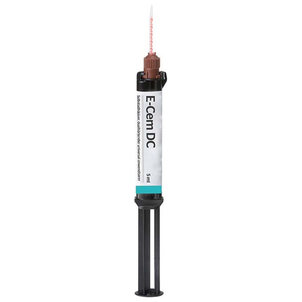 bisico E-Cem DC - Packung 5 ml Spritze, 15 Mischer braun 4:1