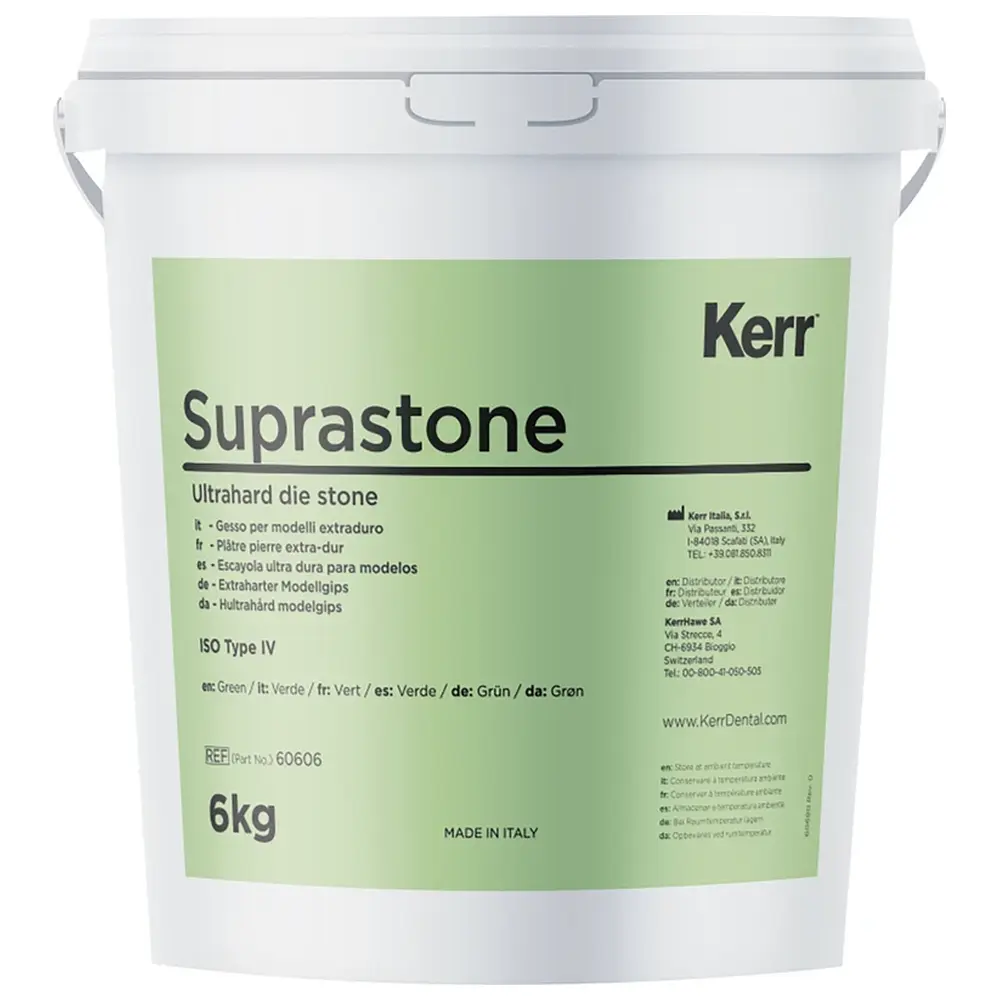 Kerr Suprastone - Eimer 6 kg Superhartgips grün