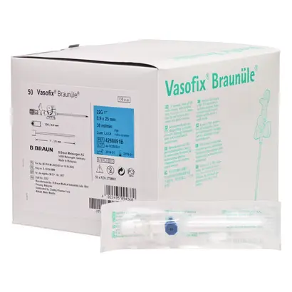 B. Braun Deutschland GmbH & Co. KG Vasofix Kanüle blau G22 0,9x25mm Pa 50