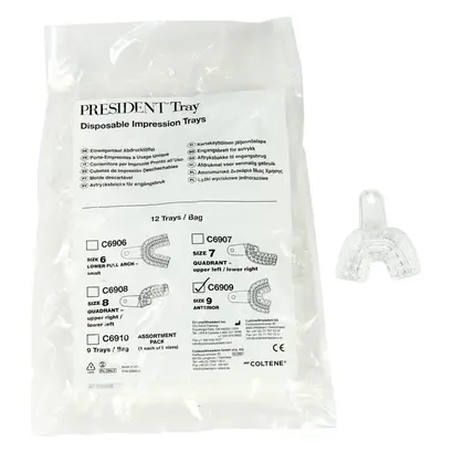 Coltene/Whaledent, Inc. Abdrucklöffel President OK/UK Ant. Gr.9 Pa 12 Coltene/Whaledent, Inc. Abdrucklöffel President OK/UK Ant. Gr.9 Pa 12