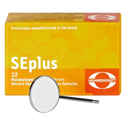 E.Hahnenkratt GmbH Mundspiegel SEplus SS-Stiel 5 plan D24mm Pa 12