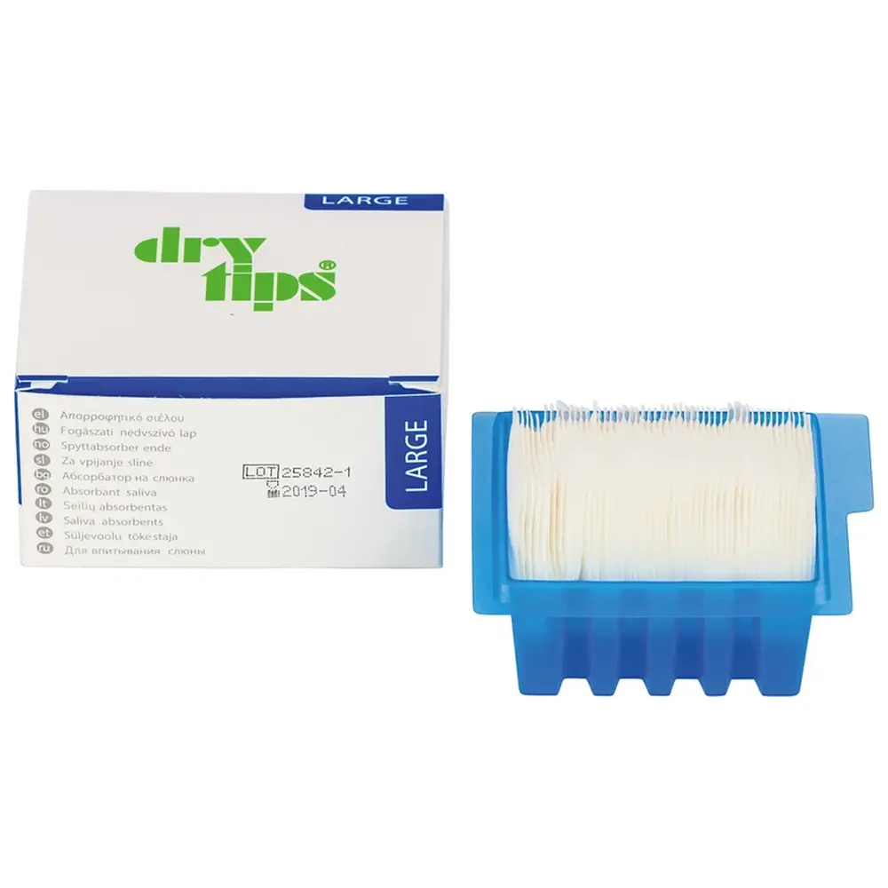 Microbrush International DryTips® - Packung 50 Stück weiß, groß