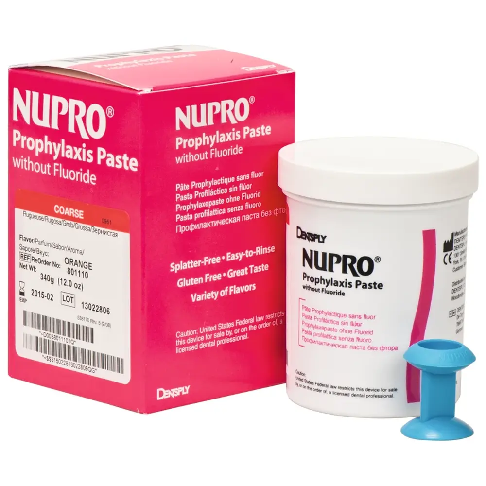 Dentsply Sirona NUPRO® ohne Fluoride - Packung 340 g grob, Orange