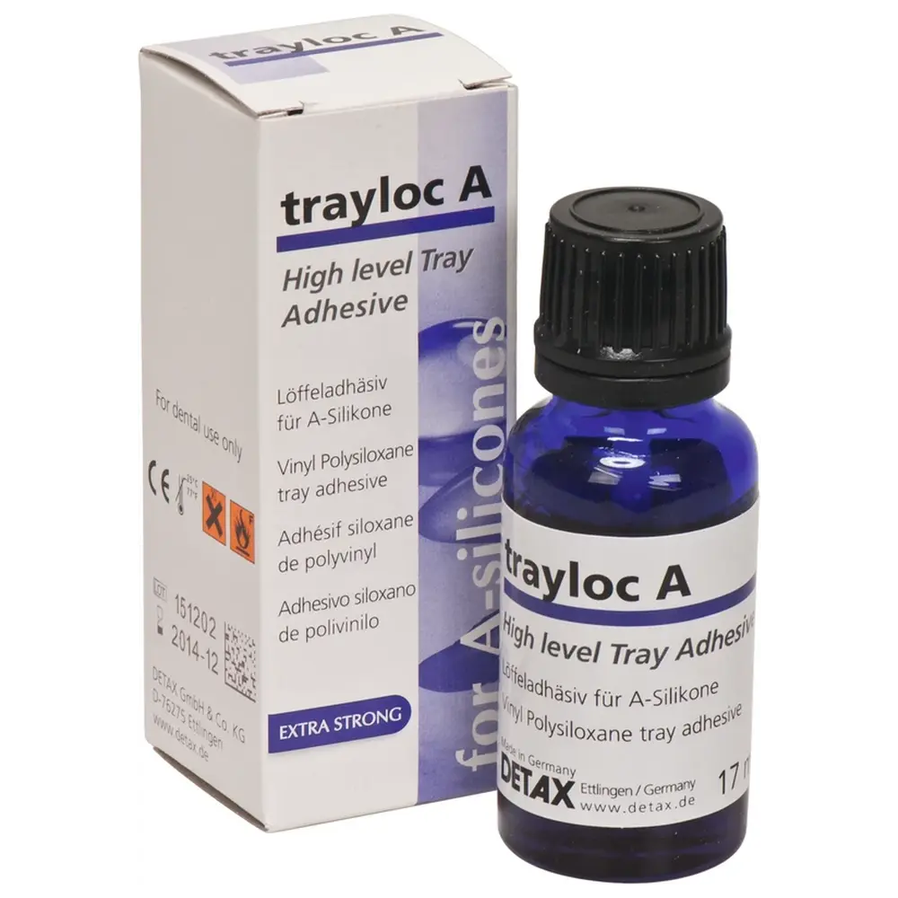 DETAX trayloc A - Stück 17 ml Pinselflasche blau-transparent