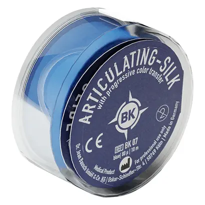 Dr. Jean Bausch GmbH & Co.KG Artikulationsseide 80my 16mm blau BK7 Ro 10m