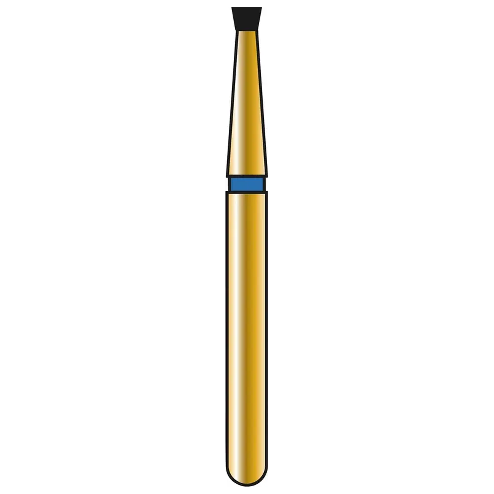 COLTENE DIATECH Diamanten G805 - Packung 5 Stück blau mittel (M), FG, Figur 010 umgekehrter Kegel, 0,9 mm, ISO 012