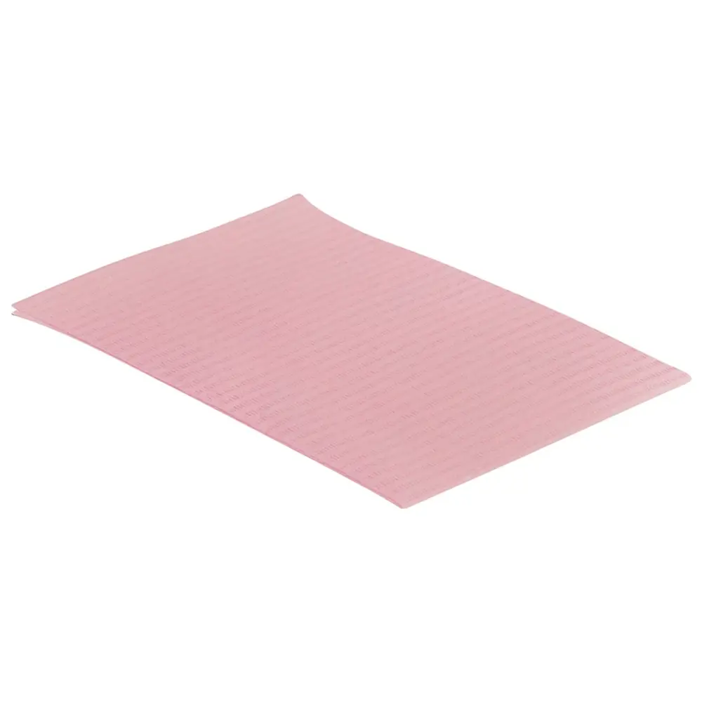Unigloves Einmal-Patientenservietten - Packung 500 Stück rosa, 33 x 45 cm