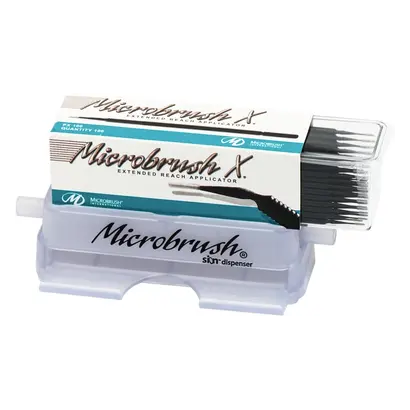Young Microbrush International Ltd. Microbrush X Spender + 100 Applikatoren schwarz Kit