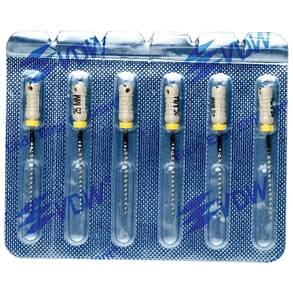VDW STERILE K-Bohrer - Blisterpackung 6 Stück 25 mm ISO 045