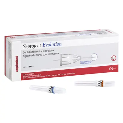 Septodont Septoject Evolution Kanülen G30/0,3x16mm Pa 100 Septodont Septoject Evolution Kanülen G30/0,3x16mm Pa 100