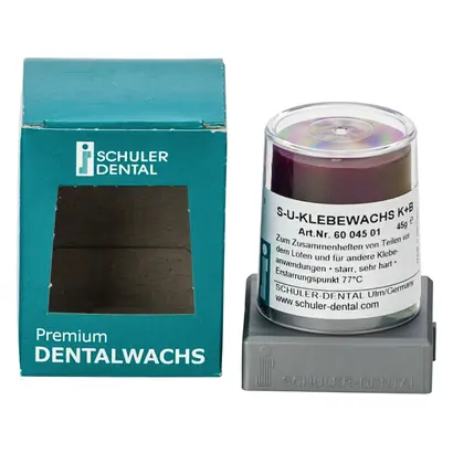 SCHULER-DENTAL S-U-Klebewachs K+B - Kegel 45 g