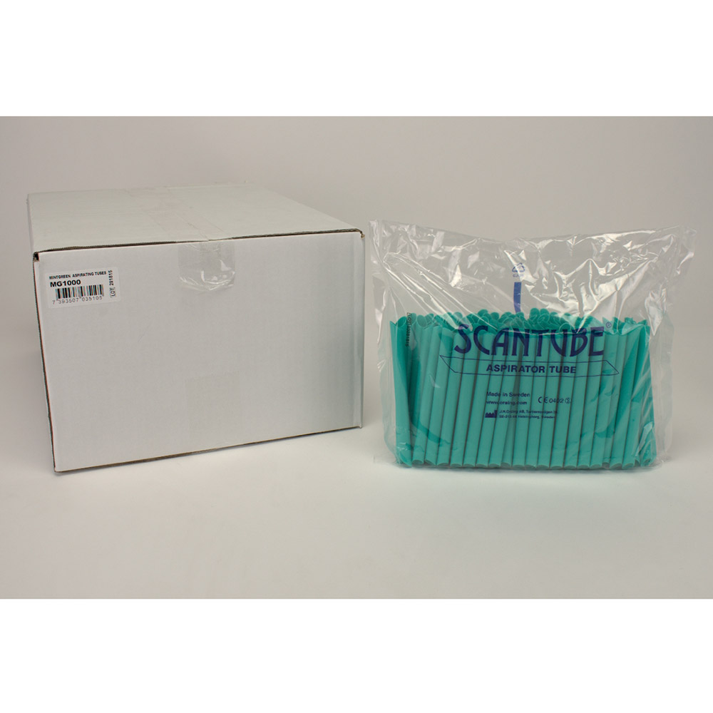 Aspirator Tubes mintgreen 135mm 10x100St