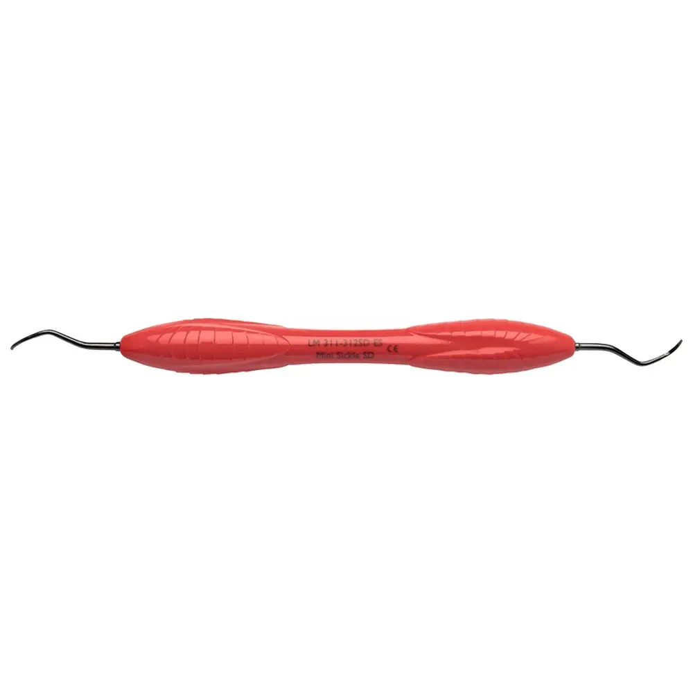 Medicom LM Sharp Diamond™ Mini-Sichel Scaler - Stück rot, LM-ErgoSense® Griff