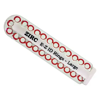 Zirc Company EZ-ID Markierungsring Zirc groß 6mm rot Pa 25