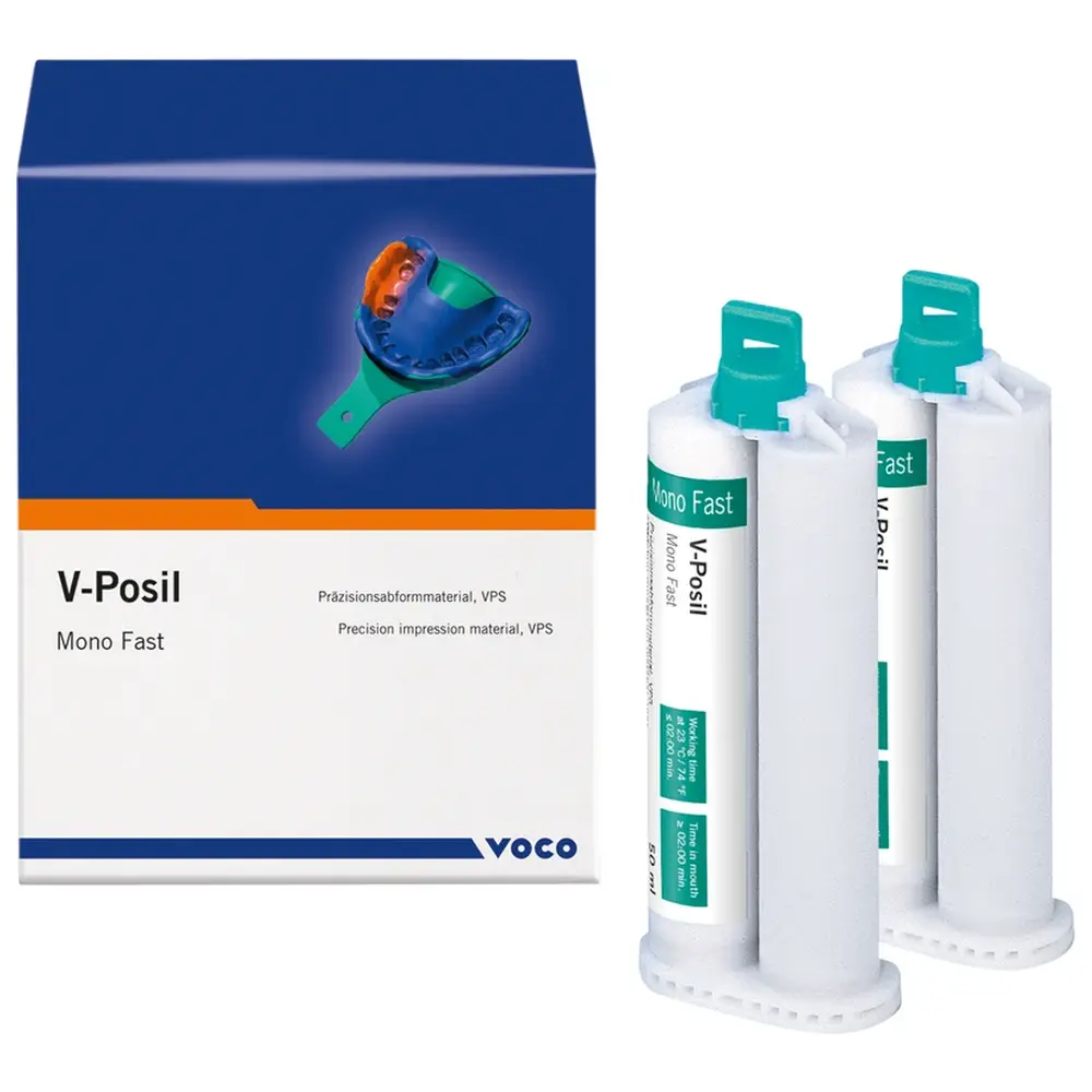 VOCO V-Posil Mono Fast - Packung 2 x 50 ml Kartusche