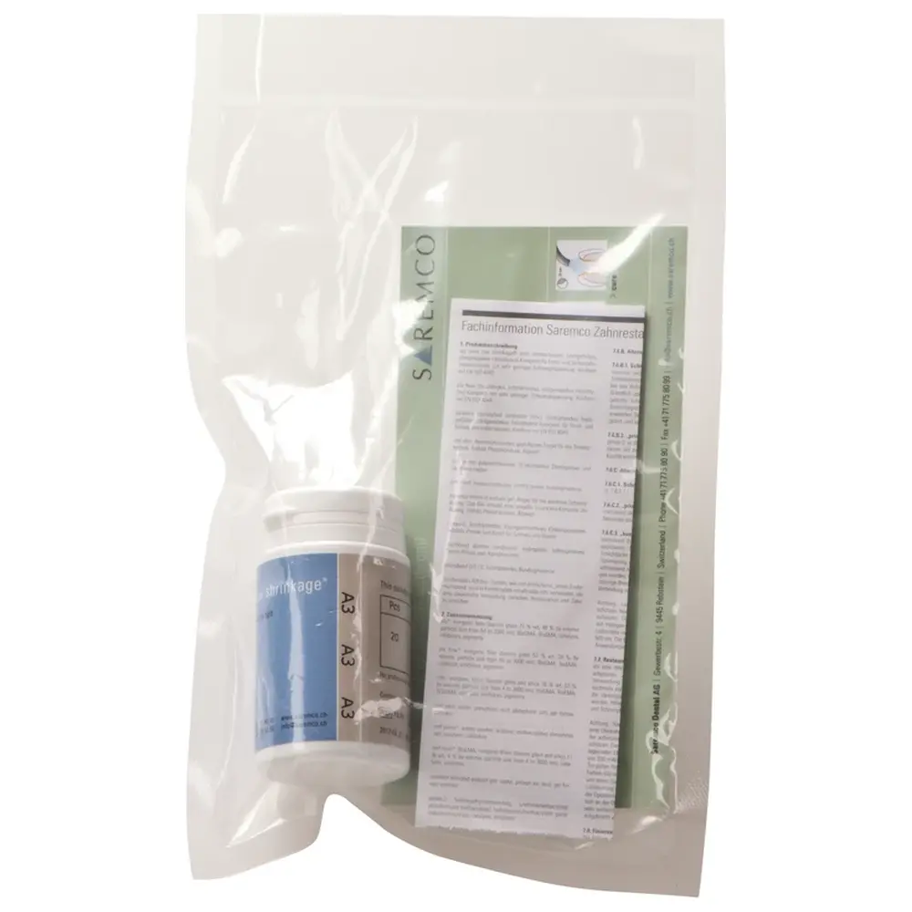 Saremco els composite extra low shrinkage® - Packung 20 x 0,37 g Tip A3 Saremco els composite extra low shrinkage® - Packung 20 x 0,37 g Tip A3
