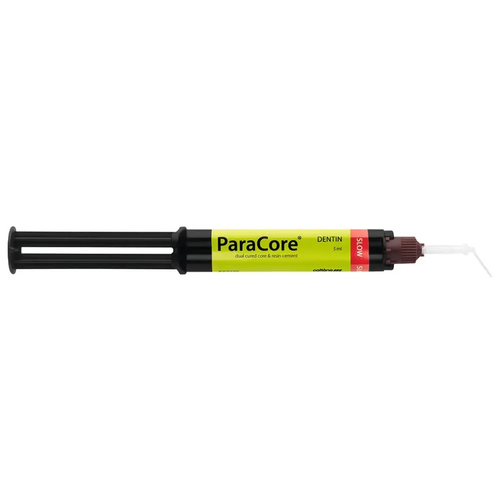 COLTENE ParaCore® SLOW - Nachfüllpackung 2 x 5 ml Spritze slow dentin, 20 Mixing Tips
