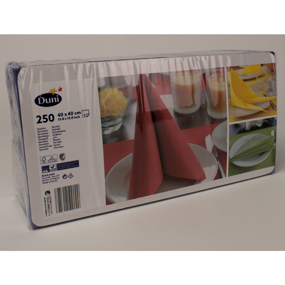 GX57187_Duni_Serviette_40x40_dunkelblau_3lg Duni Serviette 40x40 dunkelblau 3lg