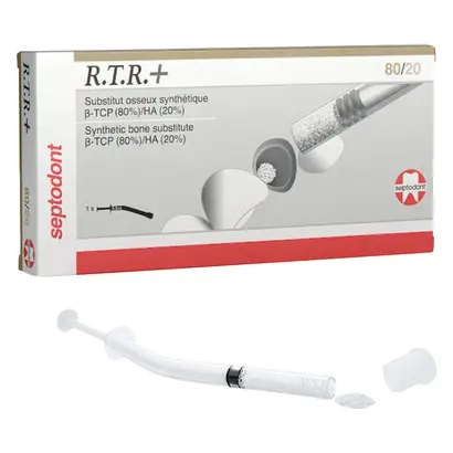 Septodont R.T.R+ 80/20 Knochenersatzmaterial Spritze gebogen Pa