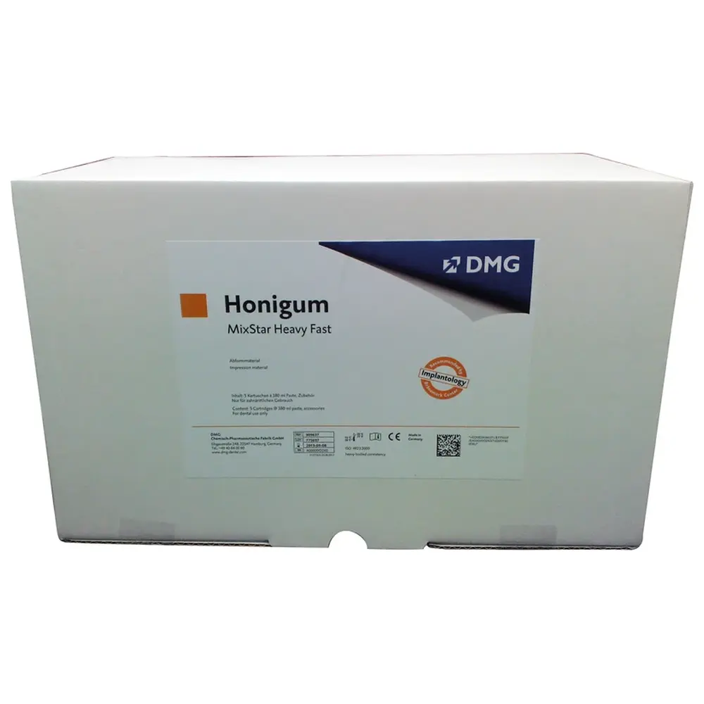 DMG Honigum Mixstar Heavy - Vorteilspackung 5 x 380 ml Doppelkartusche Fast, Zubehör