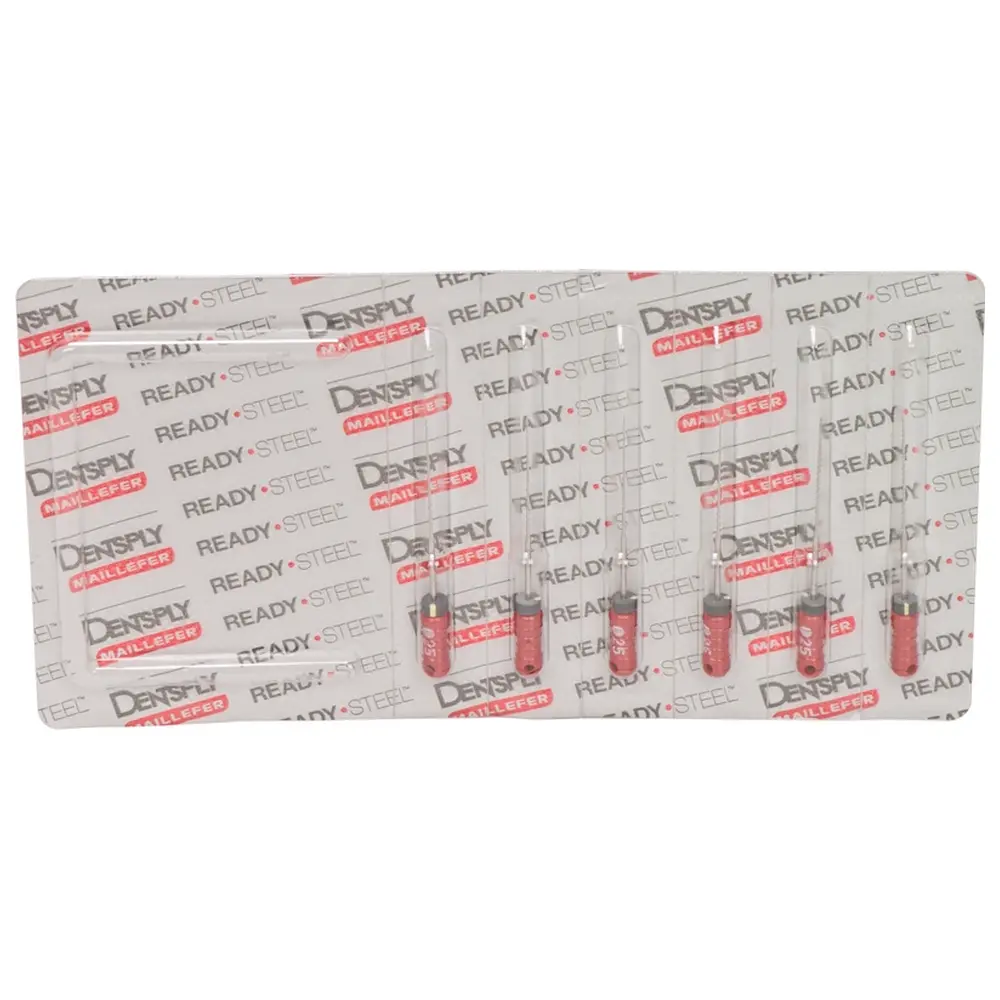 Dentsply Sirona READYSTEEL Hedstroem Files - Packung 6 Stück 28 mm ISO 025