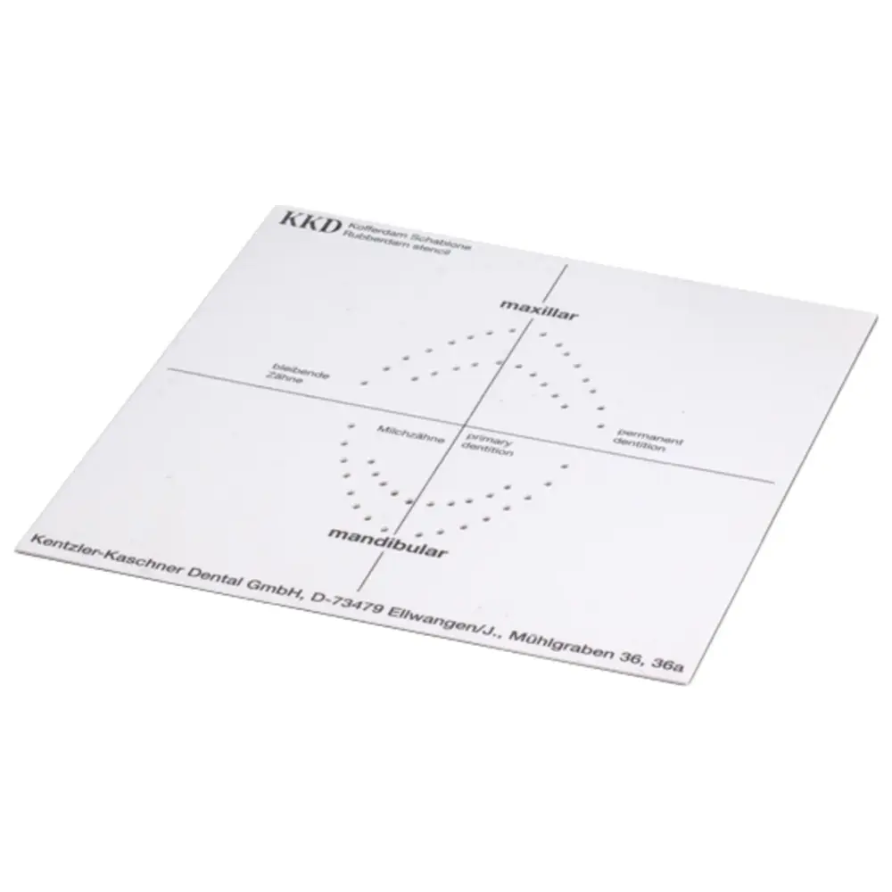 Kentzler-Kaschner KKD® Lochschablone und KKD® Stempel - Stück Schablone