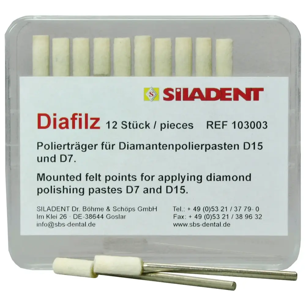 SILADENT Diafilz - Packung 12 Stück