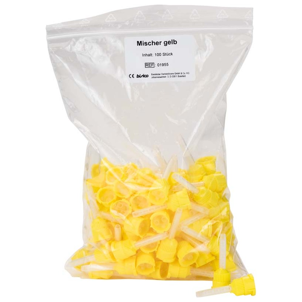 bisico Mischer gelb - Packung 100 Stück gelb