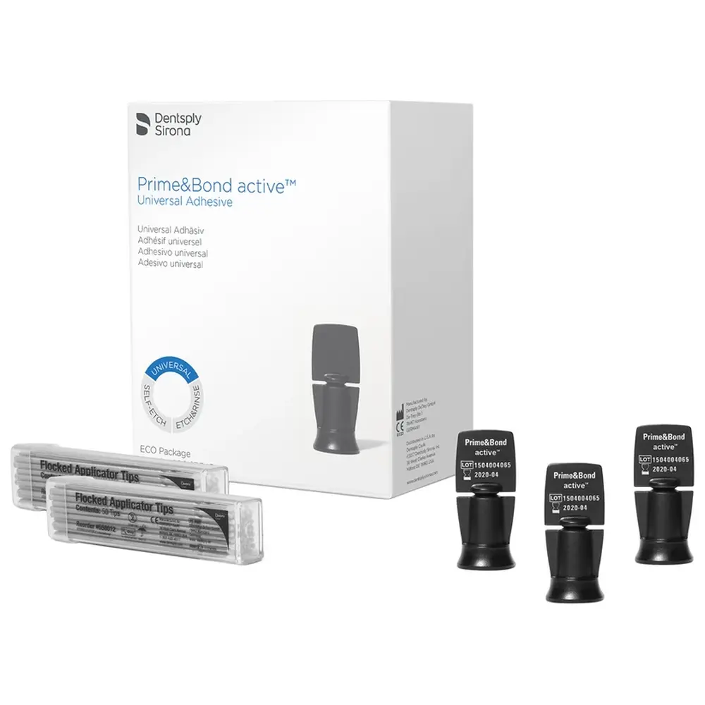 Dentsply Sirona Prime&Bond active™ - ECO Nachfüllpackung 240 Single Unit Doses, 2 x 50 Applikator Tips