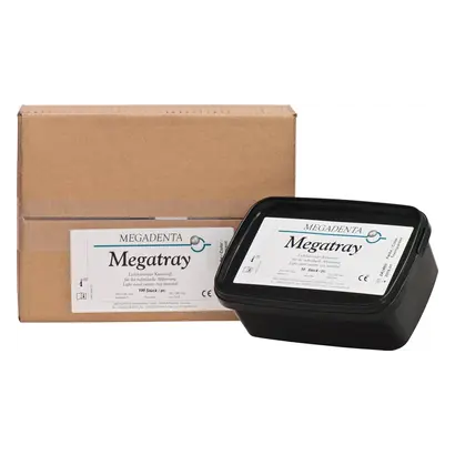 MEGADENTA Dentalprodukte GmbH Megatray Löffelplatten OK transpa. Pa 100 MEGADENTA Dentalprodukte GmbH Megatray Löffelplatten OK transpa. Pa 100
