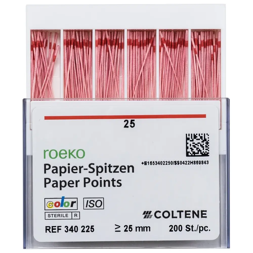 COLTENE roeko Papier Spitzen Color - Packung 200 Stück ISO 025