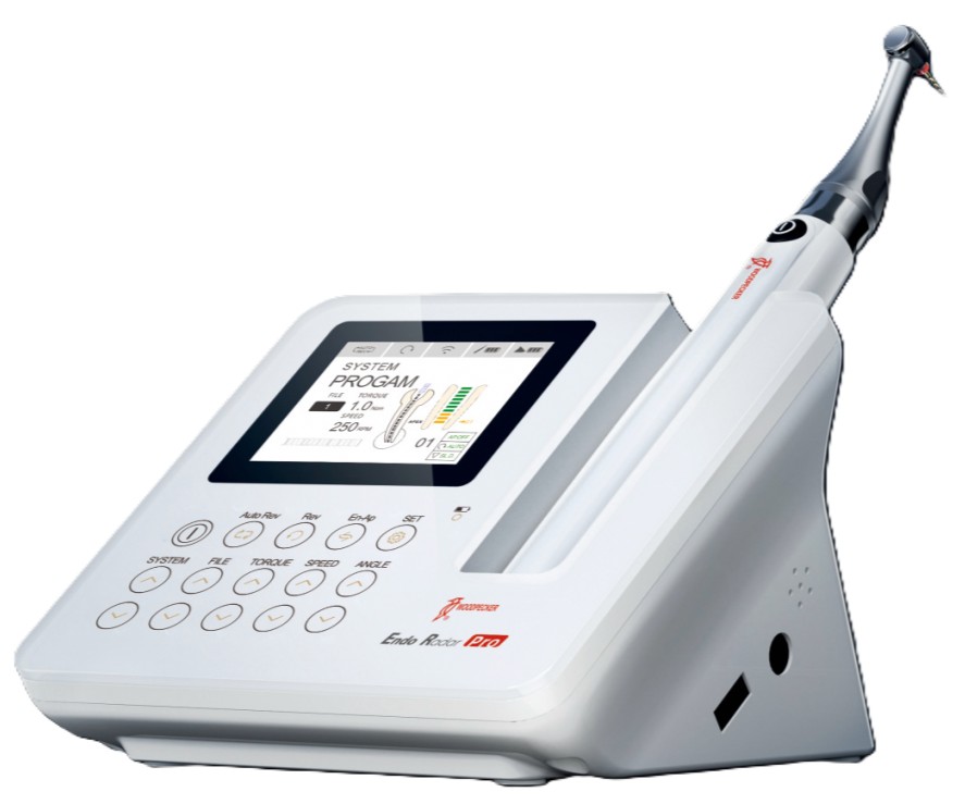 Endo-Motor Woodpecker ENDO RADAR PRO – Bürstenlos, 2500 RPM, 6:1 Untersetzungsverhältnis, integrierter Apex-Locator, kabell