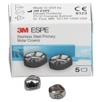 3M Espe Dental Products Edelstahl-Kronen D-UR-2 Pa 5