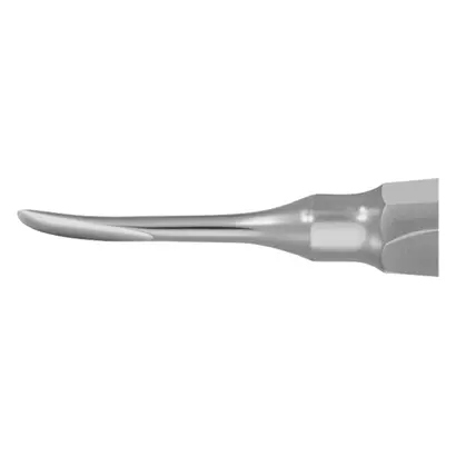Aesculap AG Wurzelheber gebogen 3mm Fig.4C DL372R St