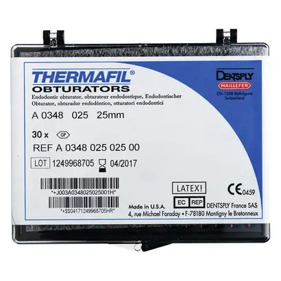 MAILLEFER INSTRUMENTS HOLDING Sàrl Thermafil Obturatoren A0348 25mm ISO025 Pa 30