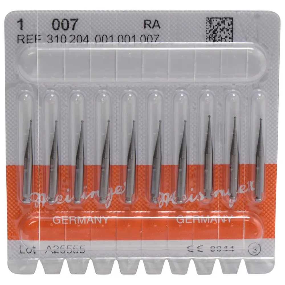 Hager & Meisinger Stahlbohrer 1 - Packung 10 Stück RA, Figur 001, ISO 007