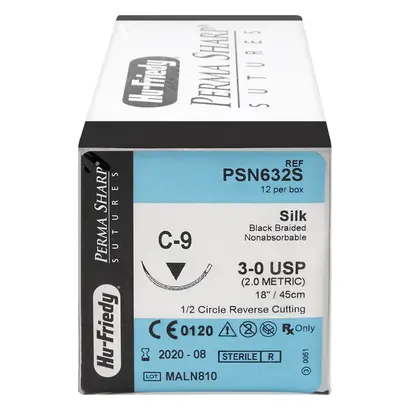 73029_Nahtmaterial_Seide_30NAC9_PSN632S_Pa_12 Camark Single Member S.A. Nahtmaterial Seide 3-0NA/C-9 PSN632S Pa 12