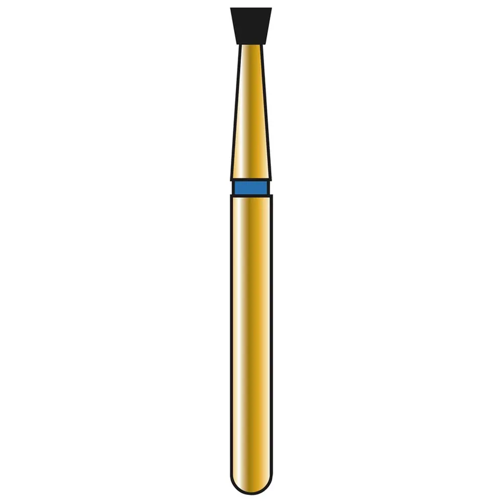 COLTENE DIATECH Diamanten G805 - Packung 5 Stück blau mittel (M), FG, Figur 010 umgekehrter Kegel, 1,4 mm, ISO 016