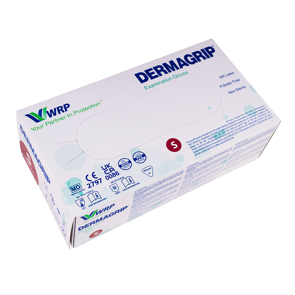 GX248426_Dermagrip_Latex_pdfr_nweiss_GrS__100St Dermagrip Latex pdfr n.weiß Gr.S 100St