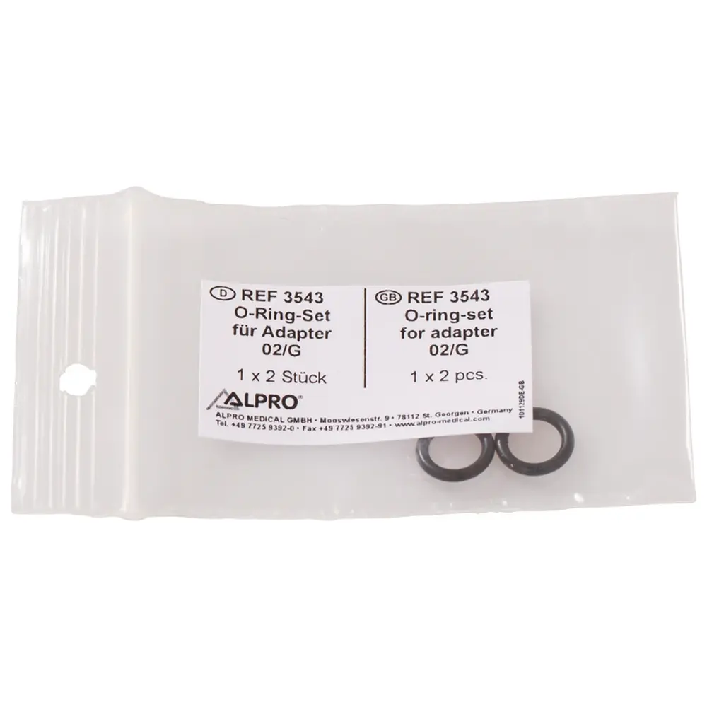 ALPRO MEDICAL O-Ring - Set 2 Stück für Adapter 02/G