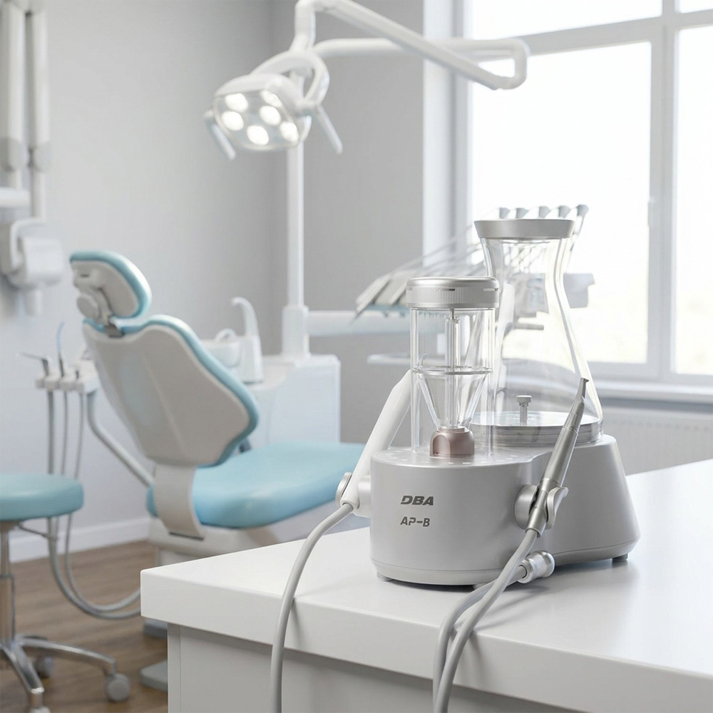 Prophylaxegerät AP-B Kombigerät, Ultraschall Scaler & Air Polisher, Grau, DBA Woodpecker