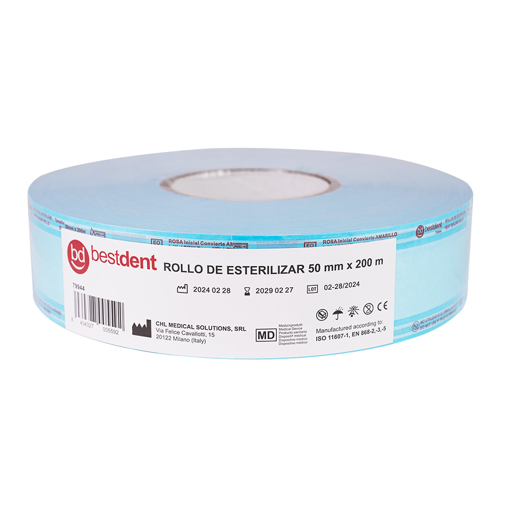 GX300009_Sterilisationsfolie_5cmx200m_Rl Sterilisationsfolie 5cmx200m Rl