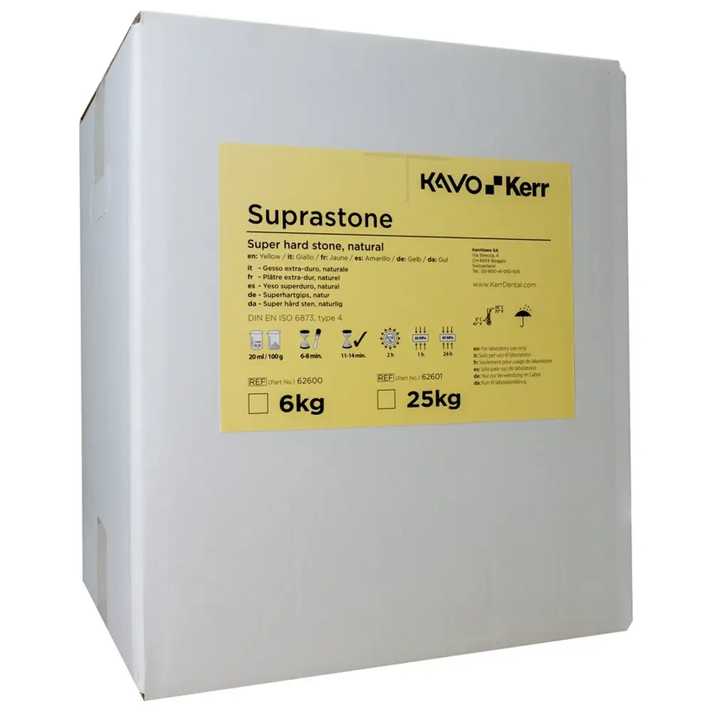 Kerr Suprastone - Eimer 25 kg Superhartgips gelb