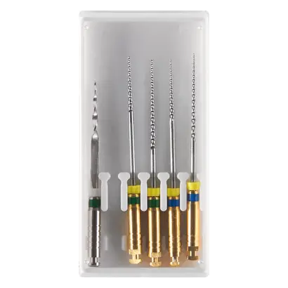Edenta NiTi Feilen - Set LARGE 5 Feilen (ST-10.35, NT-04.30, NT-04.35, NT-06.30, NT-06.35)