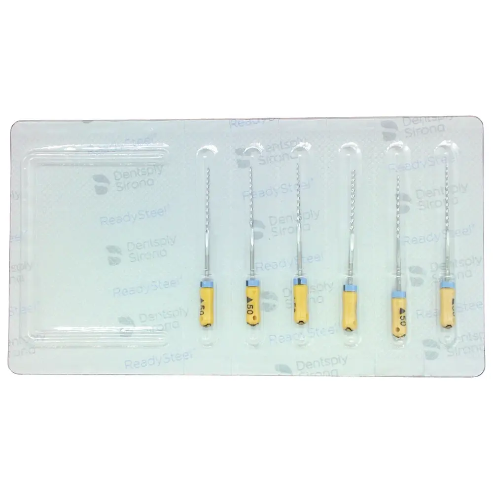 Dentsply Sirona READYSTEEL K-Reamers - Packung 6 Stück 31 mm ISO 050