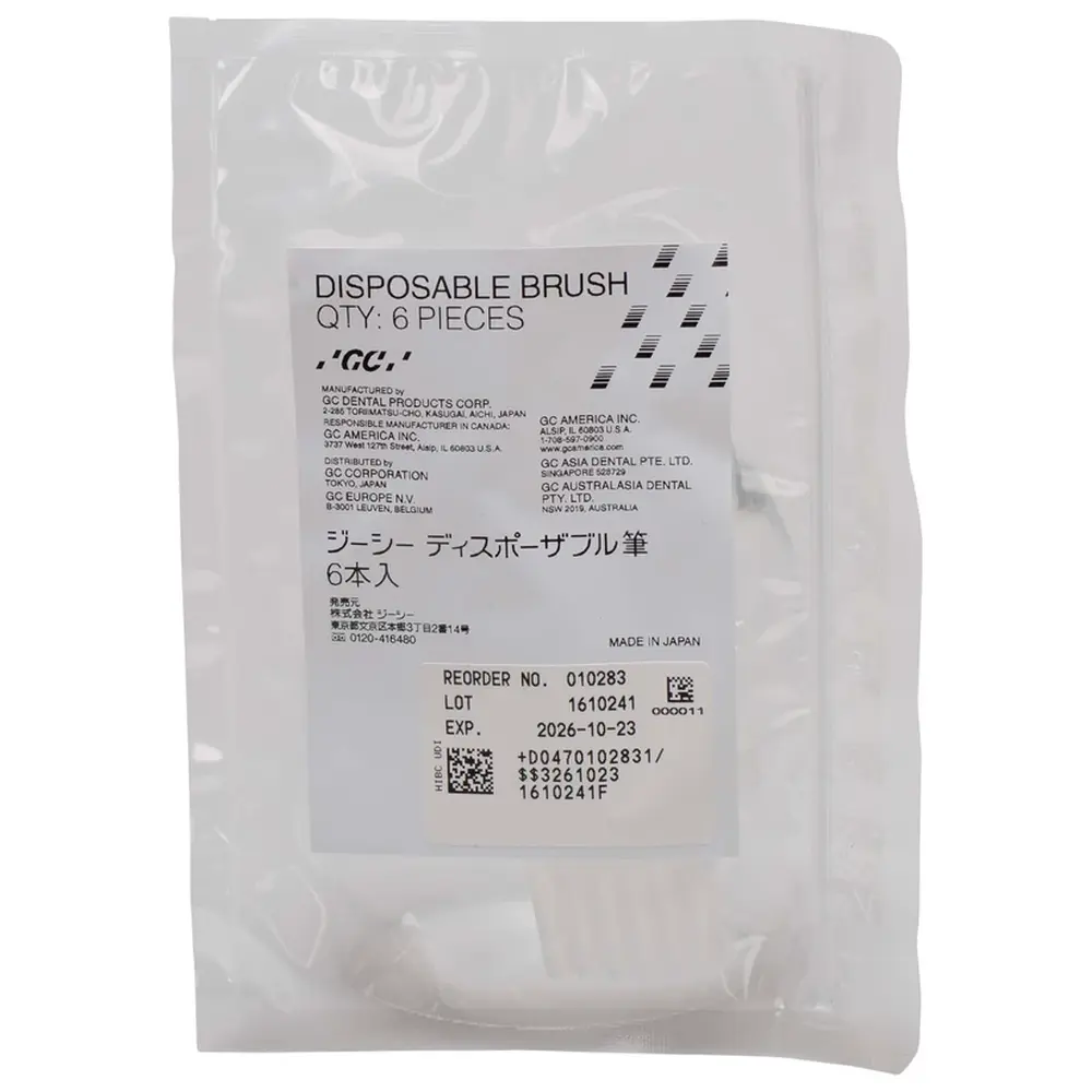 GC RELINE™ II Einmalpinsel - Packung 6 Stück