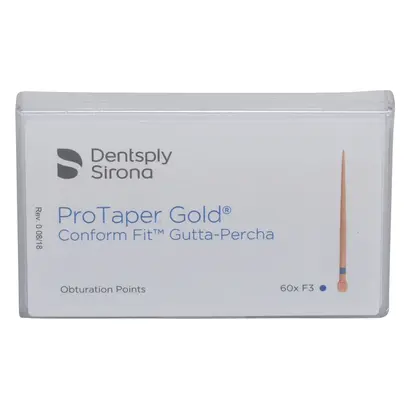 MAILLEFER INSTRUMENTS HOLDING Sàrl PROTAPER GOLD Conform Fit Guttapercha F3 Box 60