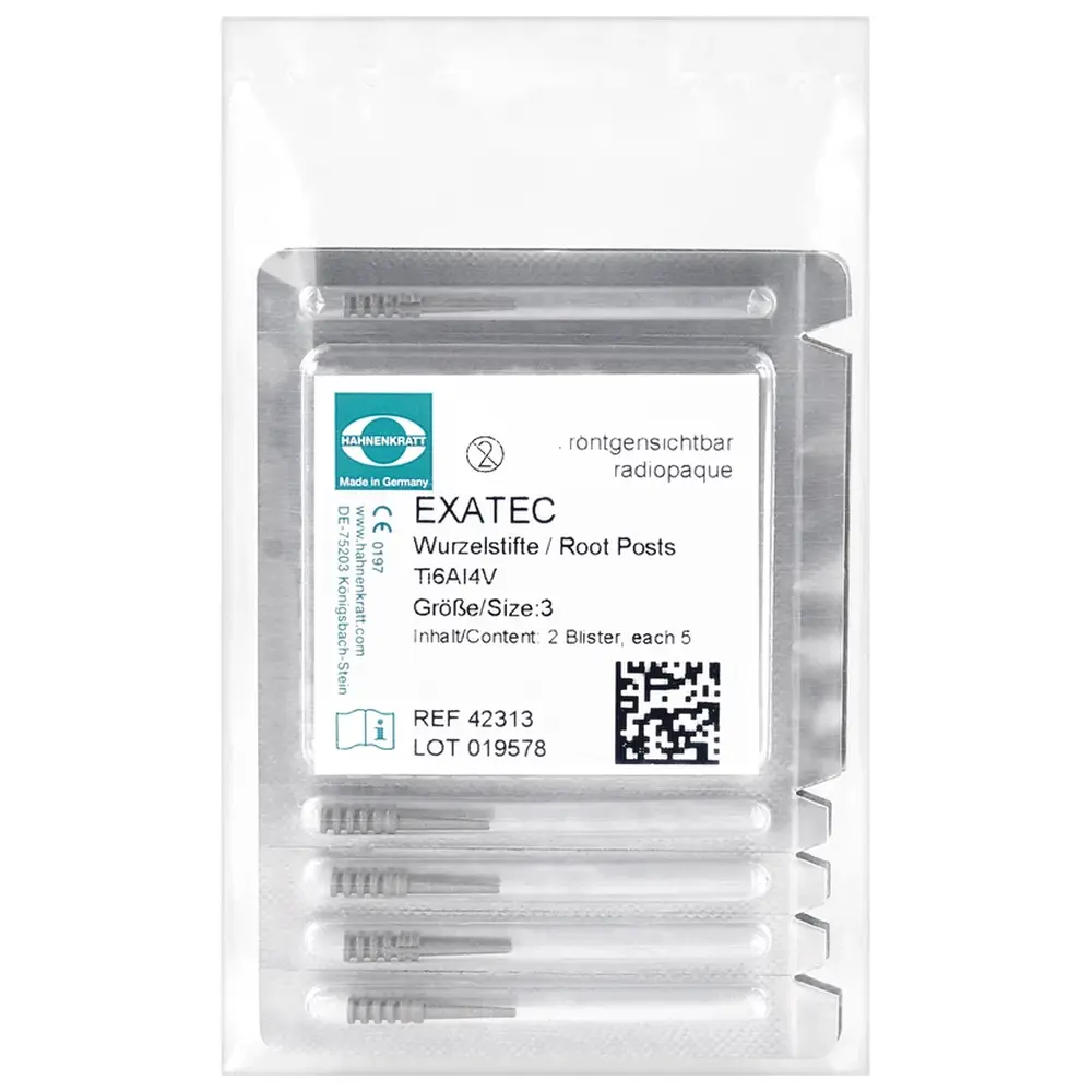HAHNENKRATT Exatec - Packung 10 Titan-Stifte Gr. 3